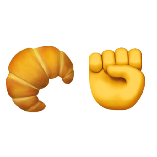 🥐✊ Emoji Domain iOS rendering